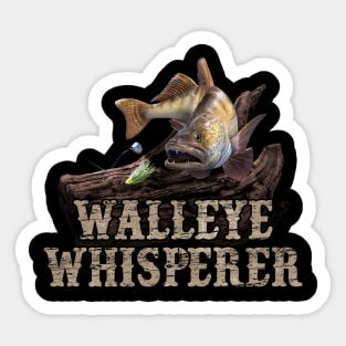 Walleye Whisperer Sticker